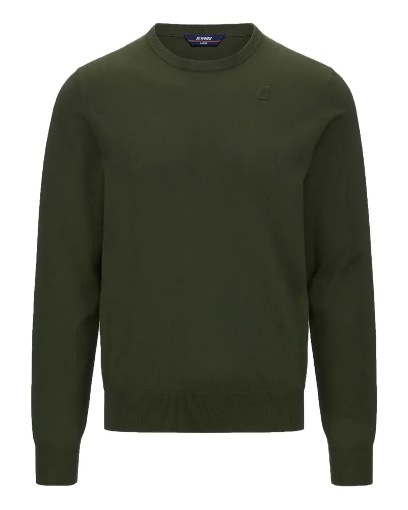 K-Way Sebastien Sweatshirt mit rundem Ausschnitt - Grün Grün