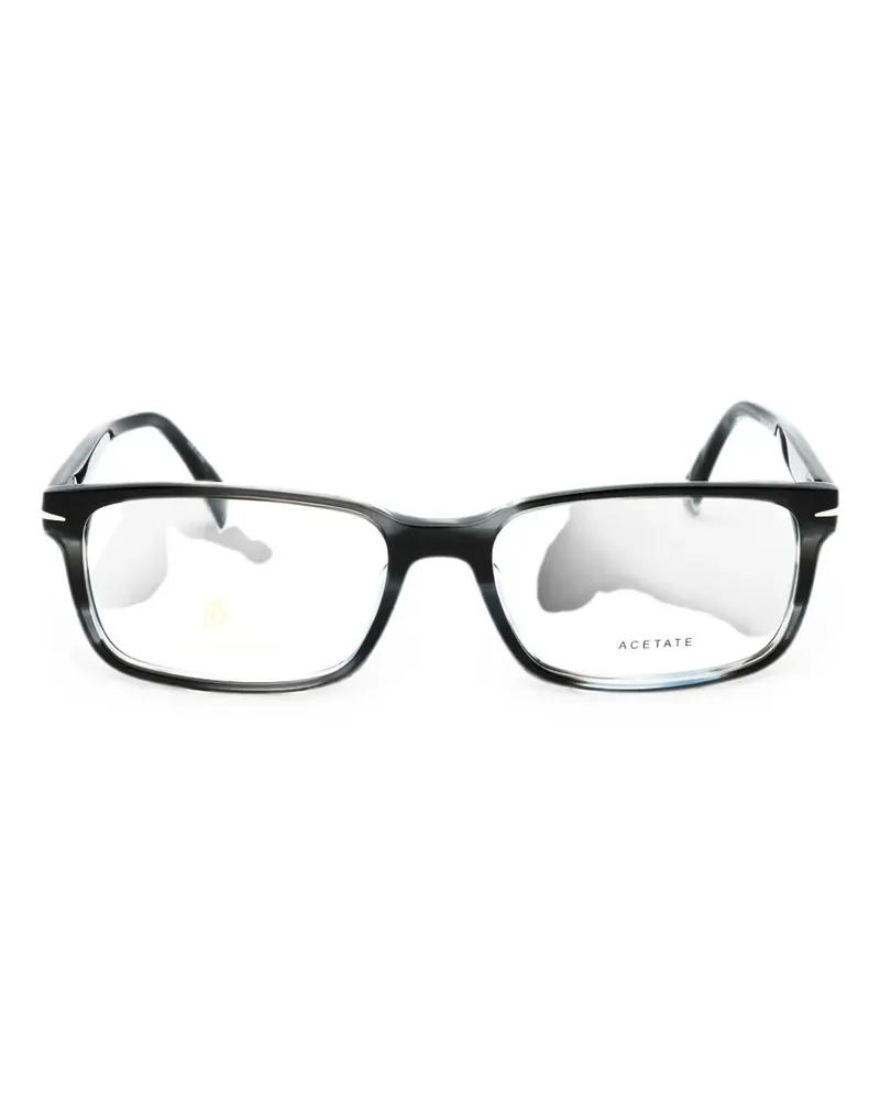 EYEWEAR by DAVID BECKHAM rectangle-frame glasses - Grau Grau