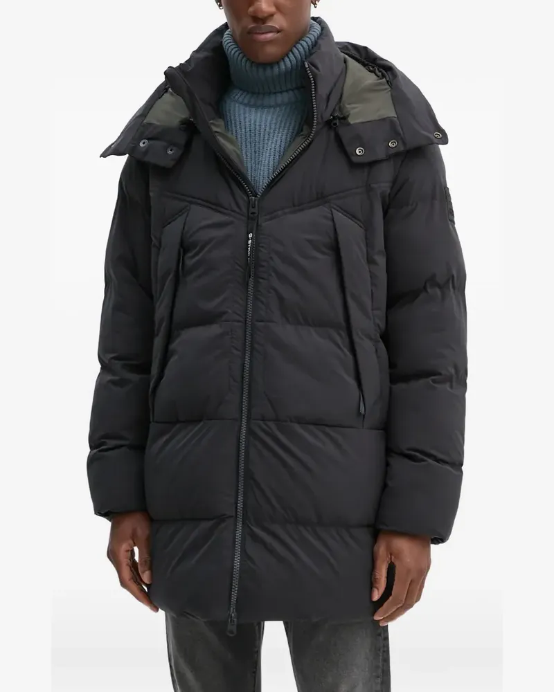 G-STAR RAW G-Whistler padded hooded coat - Schwarz Schwarz