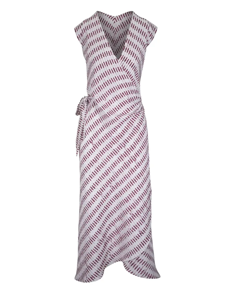 Peter Cohen Kleid mit geometrischem Print - Weiß Weiß