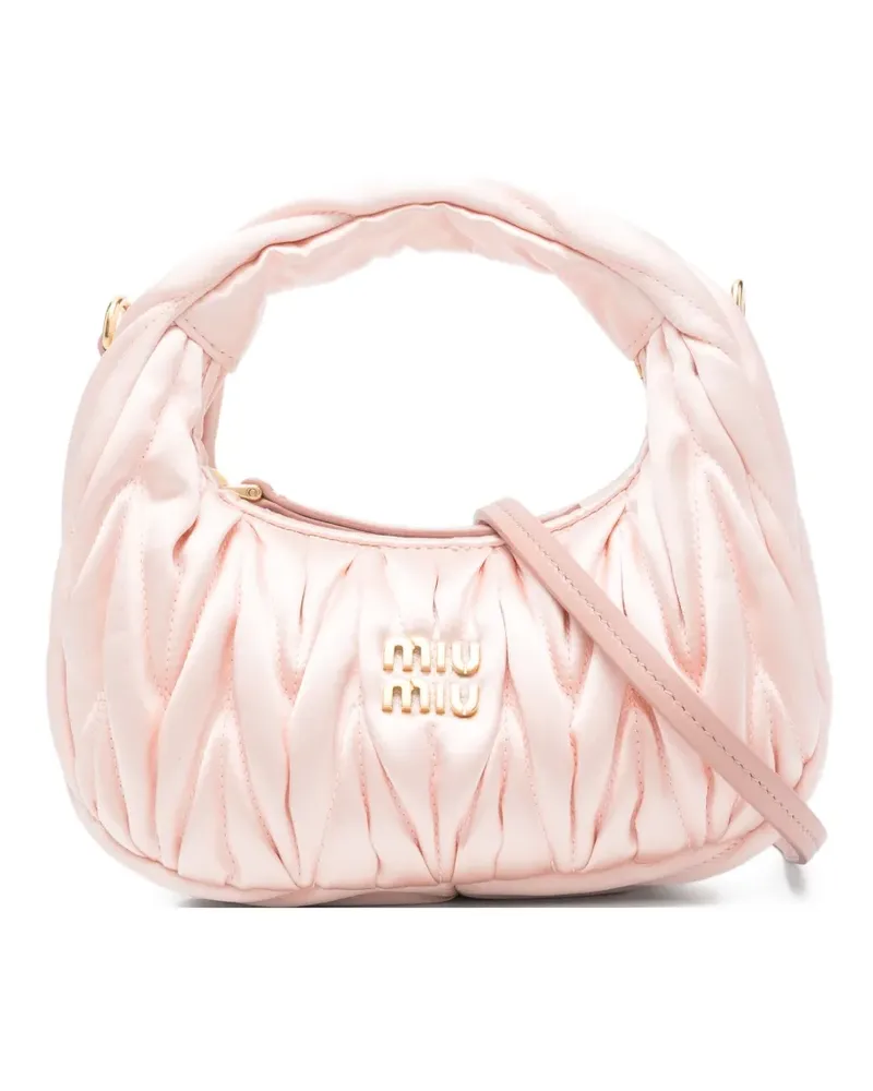 Miu Miu Matelassé Wander mini bag - Rosa Rosa