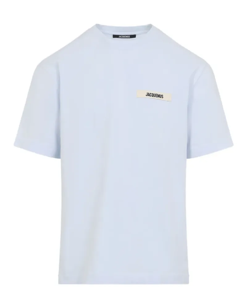 Jacquemus patch T-shirt - Blau Blau