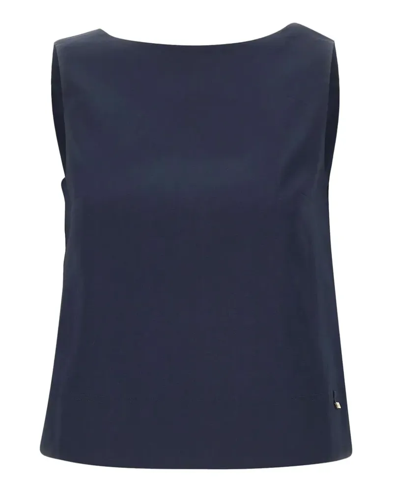 Herno Oberteil mit U-Boot-Ausschnitt - Blau Blau