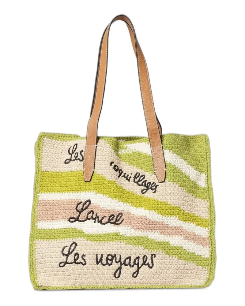 Lancel Große Summer Mania Handtasche - Grün Grün