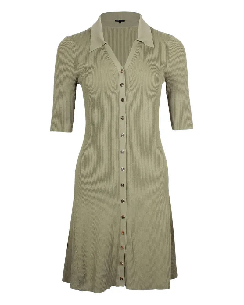 Maje Geknöpftes Kleid - Grün Grün