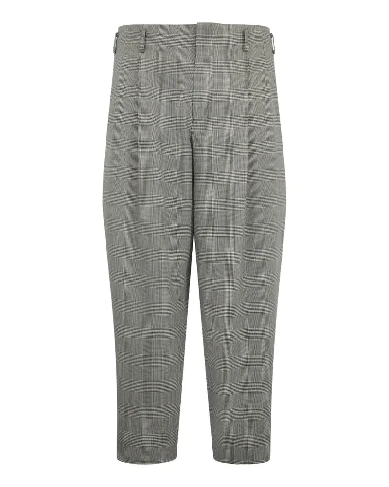 Comme des Garçons check trousers - Schwarz Schwarz