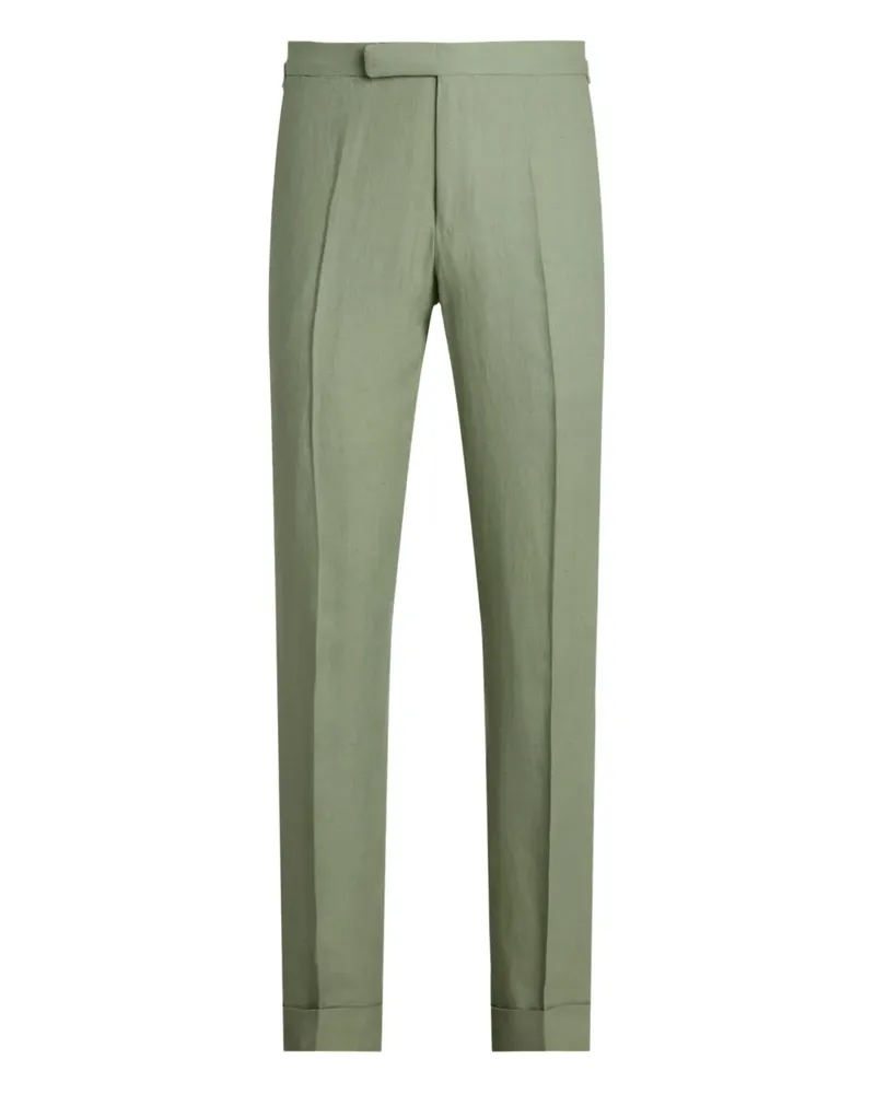 Ralph Lauren Hose aus Leinen - Grün Grün