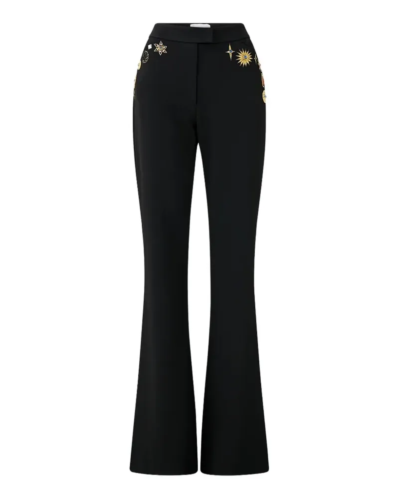 Camilla mid-rise flared trousers - Schwarz Schwarz