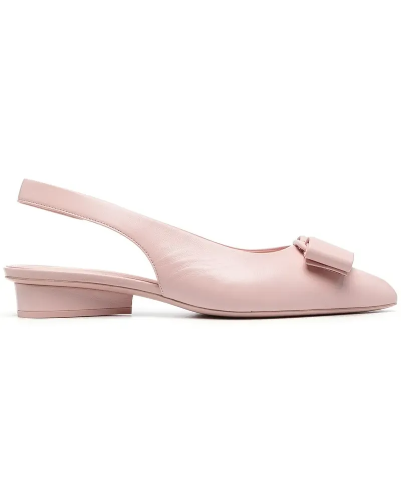 Ferragamo Slingback-Ballerinas - Rosa Rosa