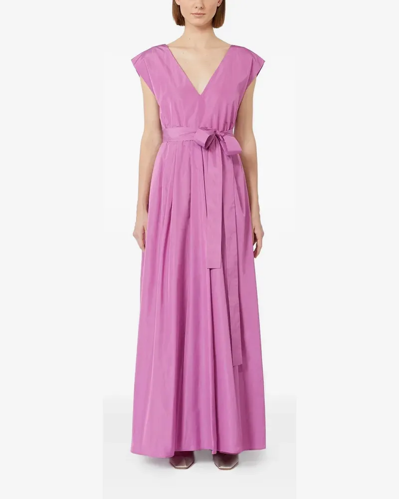 Max Mara Oggeri embellished V-neck maxi dress - Rosa Rosa