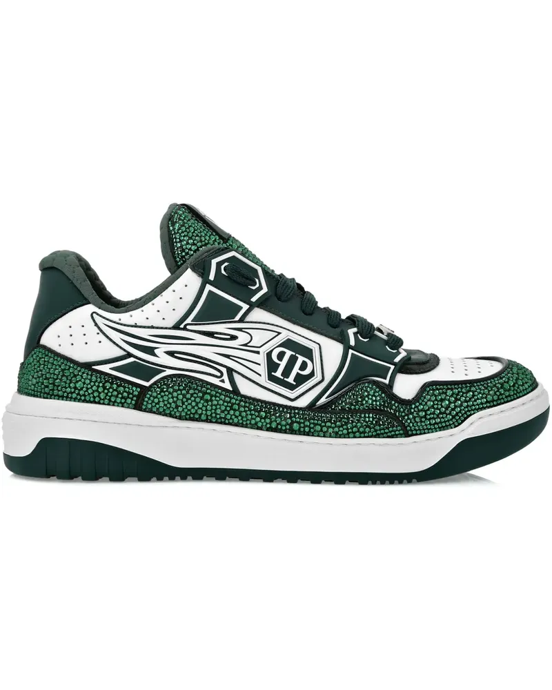Philipp Plein Moon Walker Sneakers - Weiß Weiß