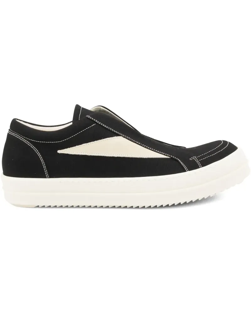 DRKSHDW by Rick Owens Slip-On-Sneakers mit Kontrasteinsätzen - Schwarz Schwarz