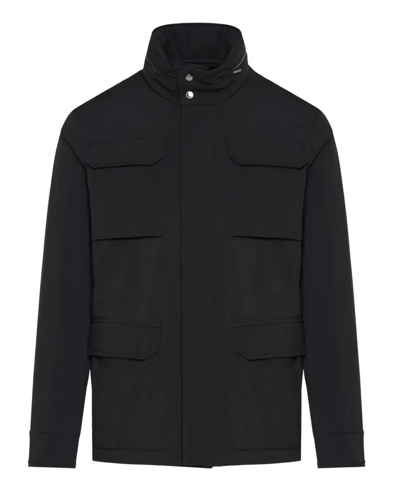 Paul & Shark Jacke mit Klappentasche - Schwarz Schwarz