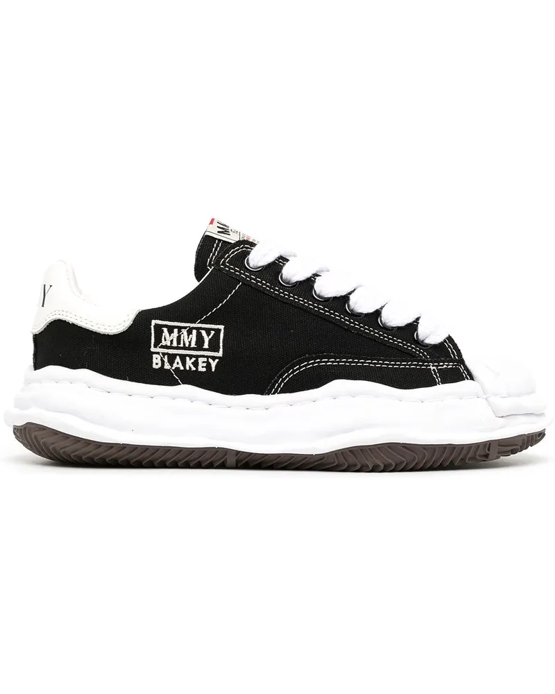 MIHARAYASUHIRO Blakey Sneakers mit Kontrastkappe - Schwarz Schwarz