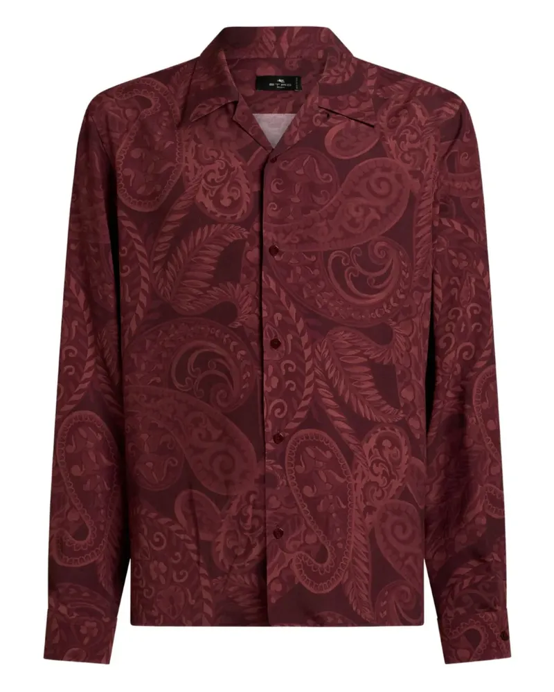 Etro Hemd mit Paisleymuster - Rot Rot