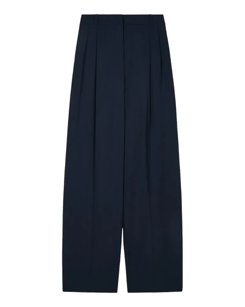 Patrizia Pepe pleated Fly palazzo pants - Blau Blau