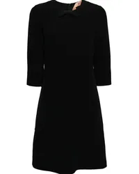 N° 21 Minikleid aus Krepp Schwarz