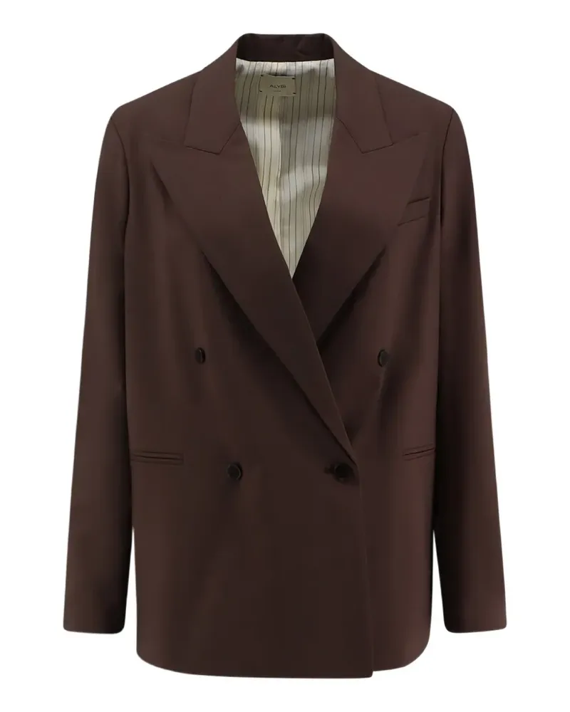 ALYSI double-breasted peak-lapel blazer - Braun Braun