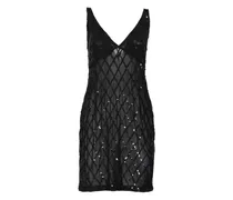 P.A.R.O H. Cocktailkleid mit Pailletten - Schwarz