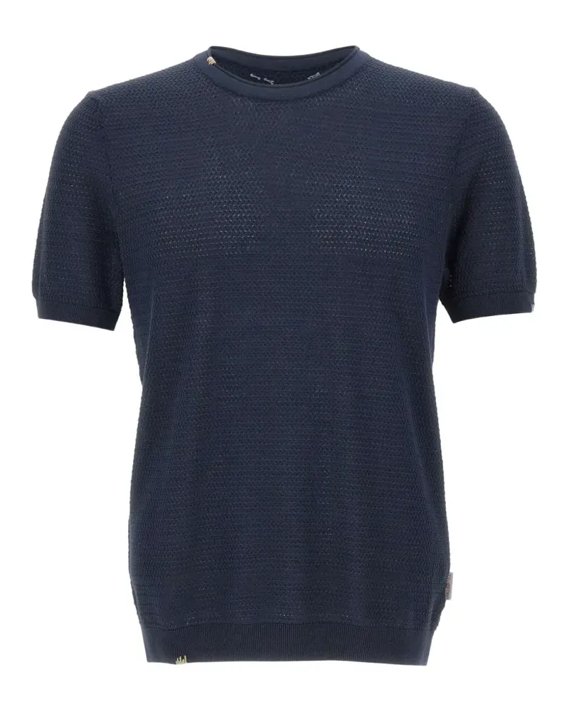 BOB knitted T-shirt - Blau Blau