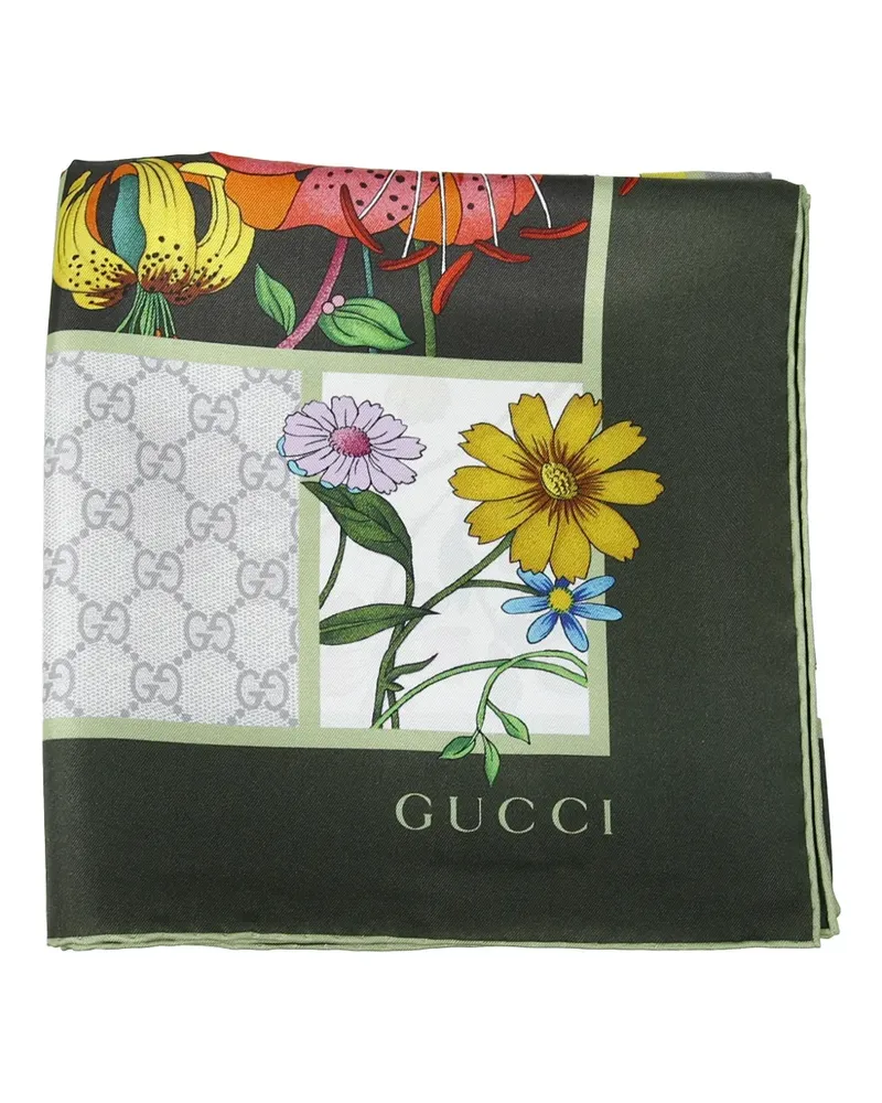 Gucci floral-print scarf - Grün Grün