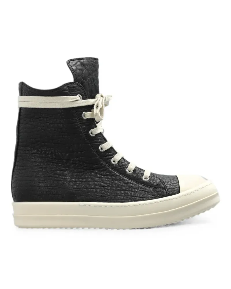 Rick Owens Sneaks High-Top-Sneakers - Schwarz Schwarz