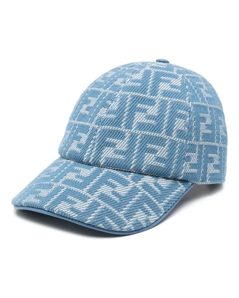 Fendi Baseballkappe aus FF-Jacquard - Blau Blau