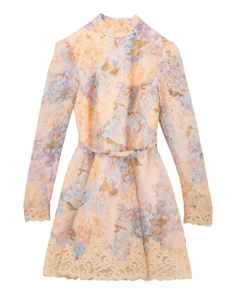 Zimmermann Valiant Minikleid - Blau Blau
