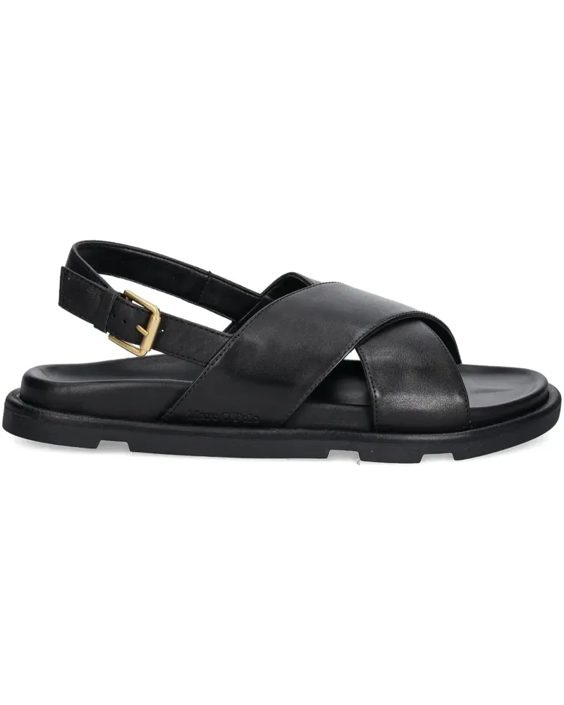 Marc O'Polo Slingback-Sandalen - Schwarz Schwarz