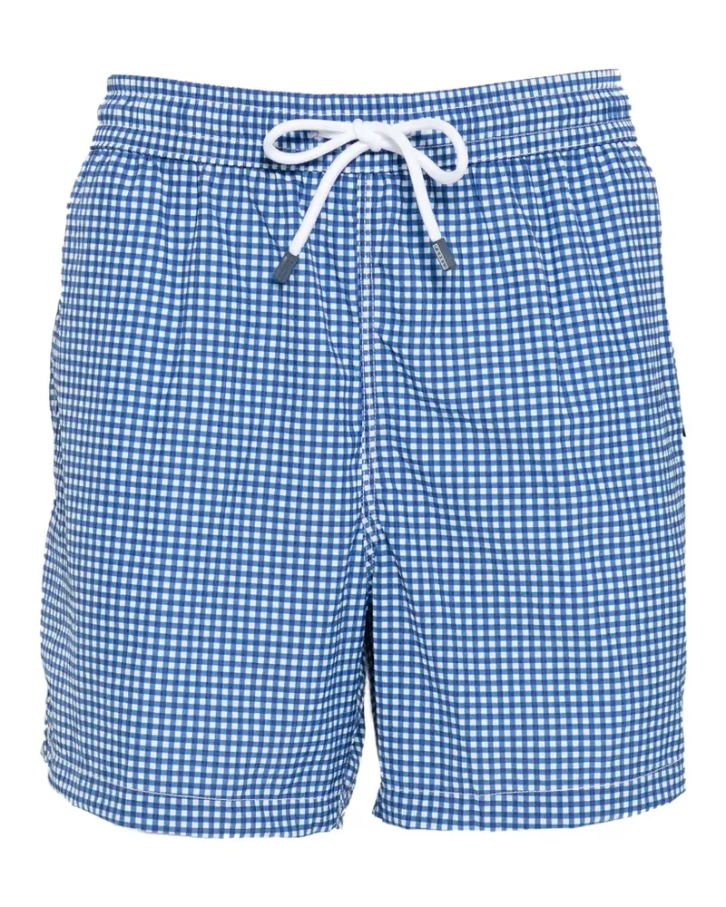 Fedeli Badeshorts mit Kordelzug - Blau Blau