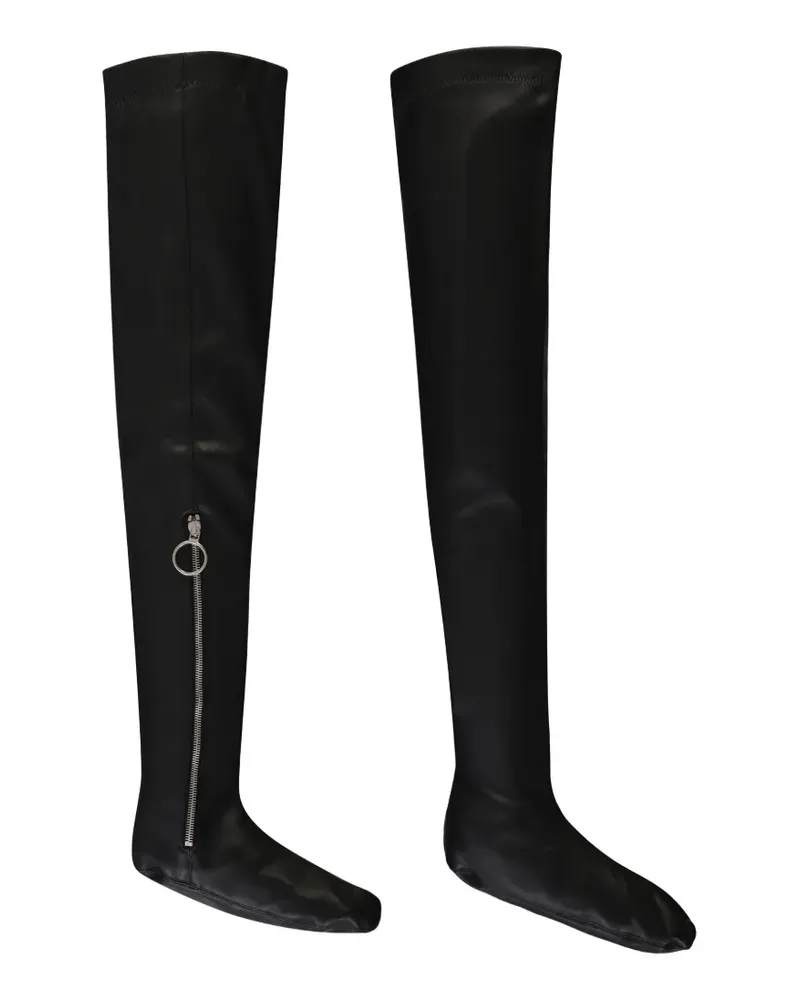 Cédric Charlier knee-high socks - Schwarz Schwarz