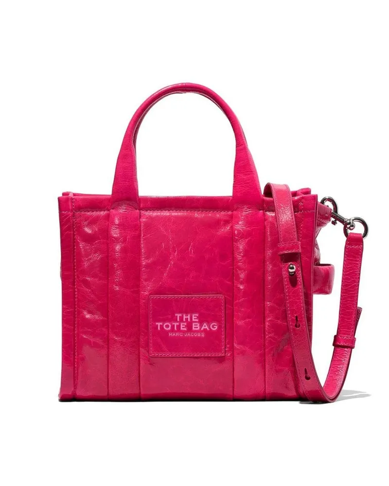 Marc Jacobs Kleine The Shiny Crinkle Tote Handtasche - Rosa Rosa