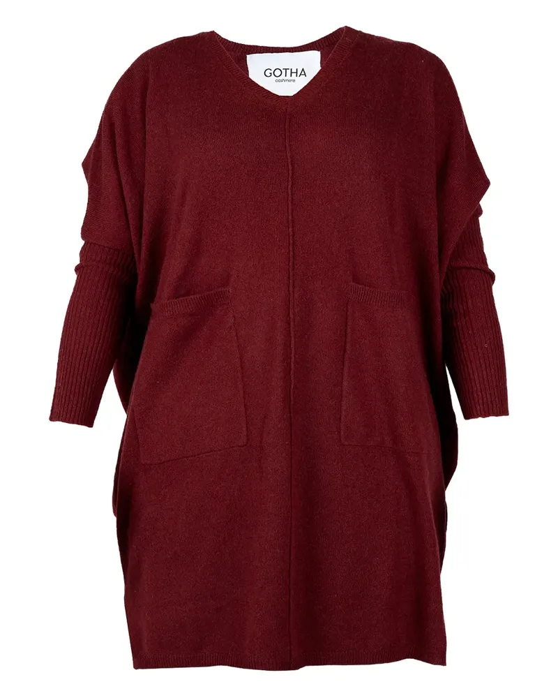 Gotha Klassischer Kaschmirpullover - Rot Rot