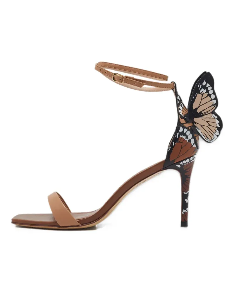 Sophia Webster Chiara Sandalen mit Schmetterling - Nude Nude