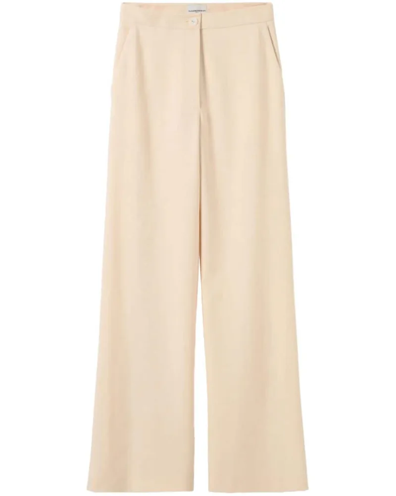 Claudie Pierlot Hoch sitzende Palazzohose Nude