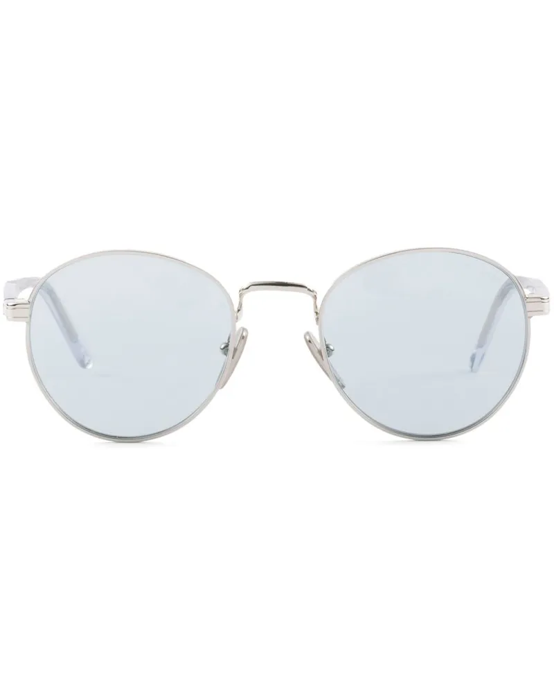 Prada Sonnenbrille mit rundem Gestell - Grau Grau
