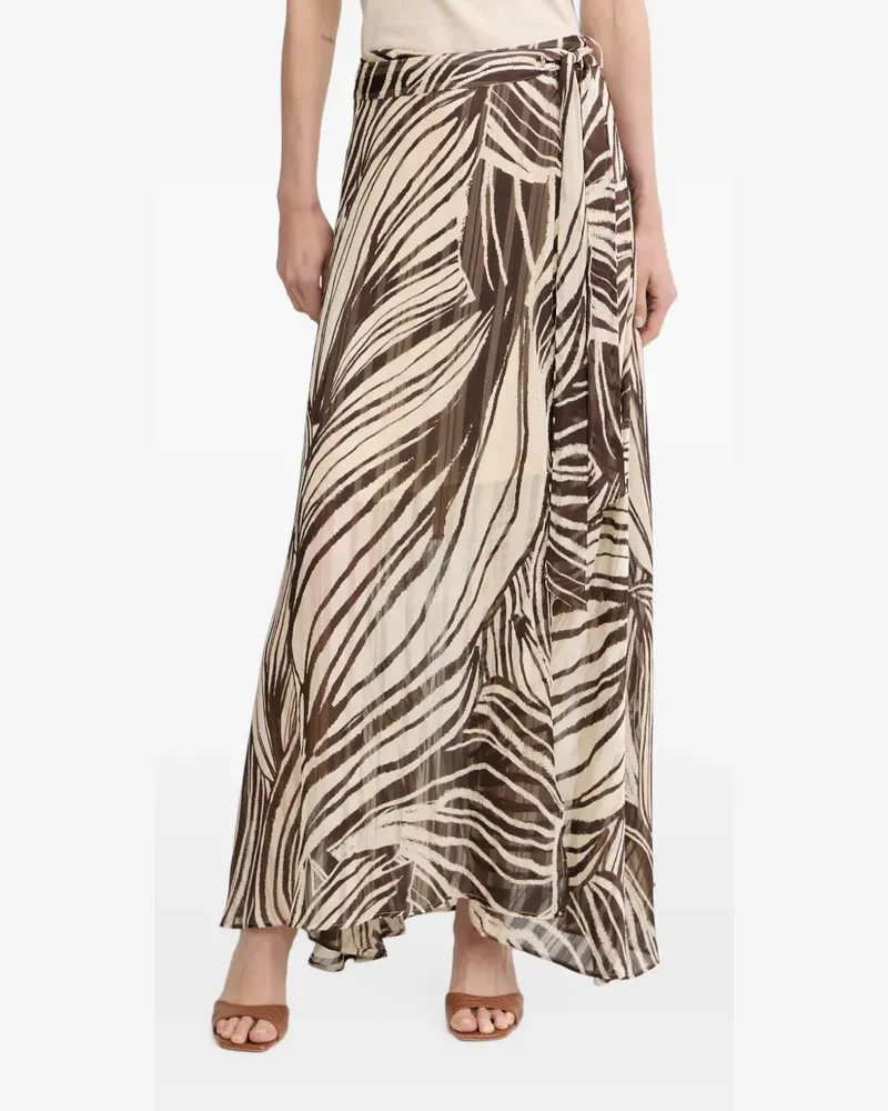 Guess New Romana wrap maxi skirt - Braun Braun