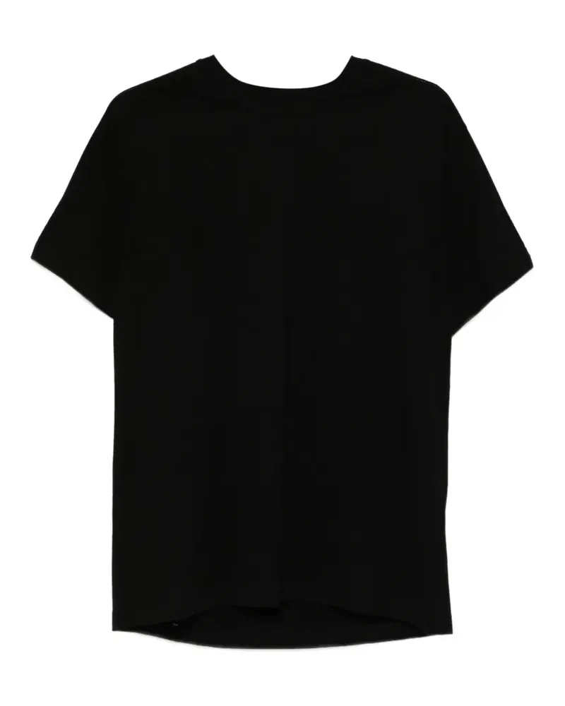 Versace Jeans T-Shirt mit Logo-Detail - Schwarz Schwarz