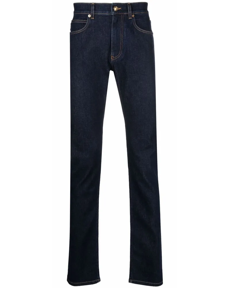 Versace mid-rise slim-fit jeans - Blau Blau