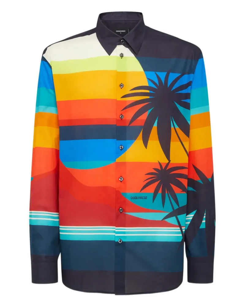 Dsquared2 Klassisches Hemd - Blau Blau