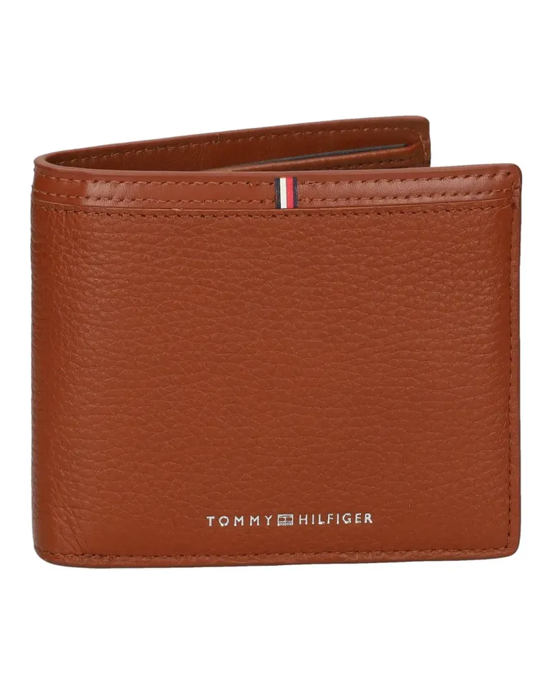 Tommy Hilfiger stitched leather wallet - Braun Braun