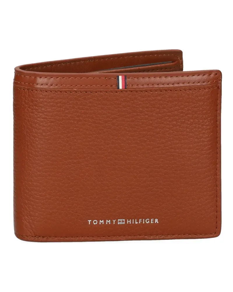 Tommy Hilfiger Portemonnaie mit Ziernähten - Braun Braun