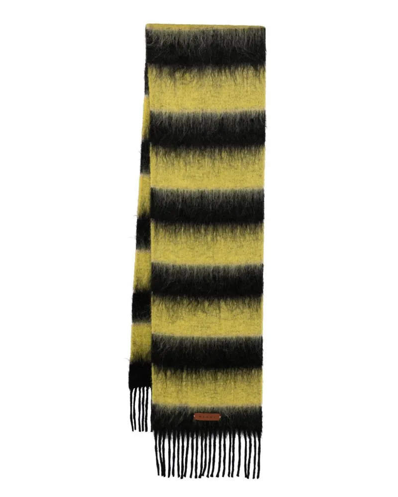 Marni Schal in Colour-Block-Optik - Schwarz Schwarz