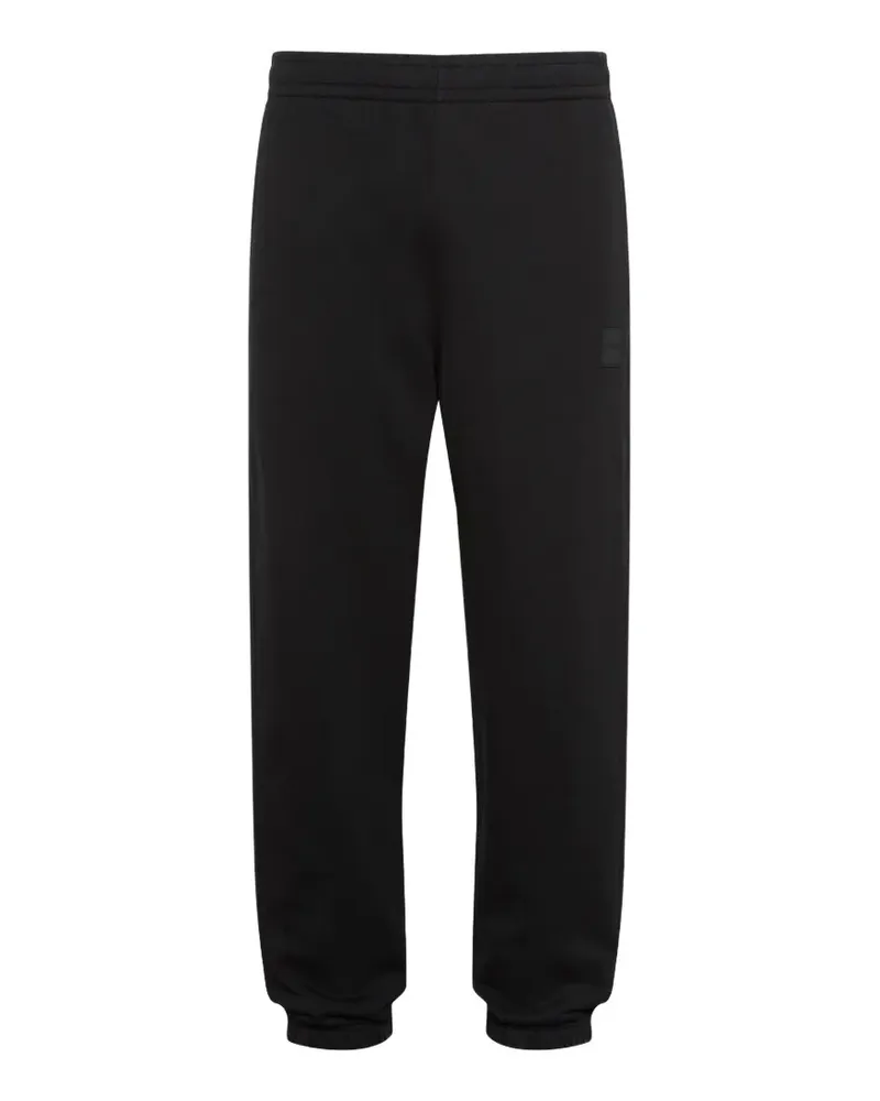 Calvin Klein logo-patch track pants - Schwarz Schwarz