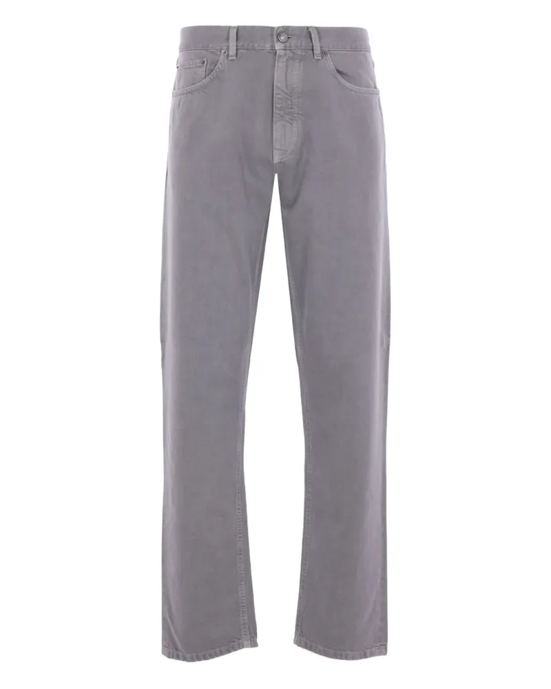Ermenegildo Zegna Five-Pocket-Hose mit Logo-Etikett - Grau Grau