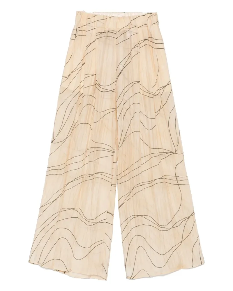 ALYSI Mediterranean Palazzohose - Nude Nude