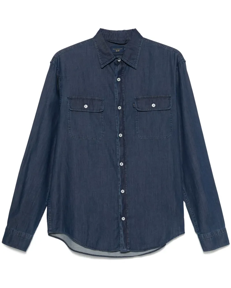 Paul & Shark Klassisches Jeanshemd - Blau Blau