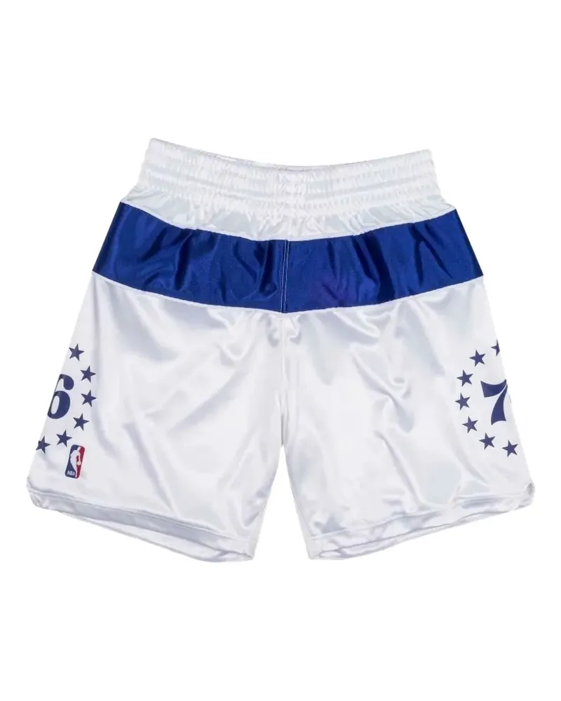 Mitchell & Ness x NBA 2003 Philadelphia 76ers Shorts - Weiß Weiß