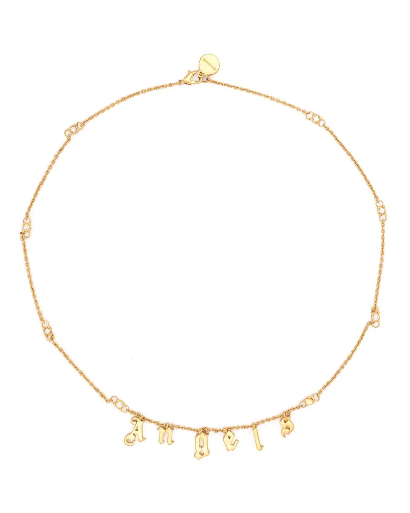 Palm Angels Angels Halskette mit Logo - Gold Gold