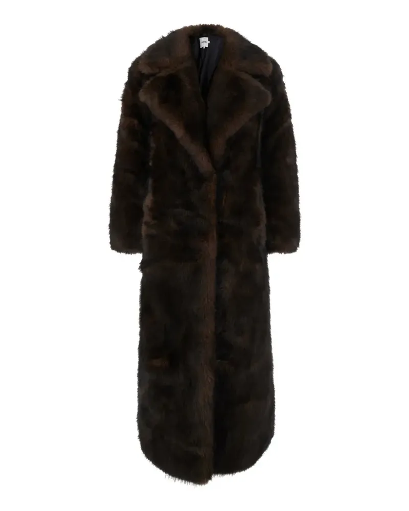 APPARIS faux-fur coat - Braun Braun